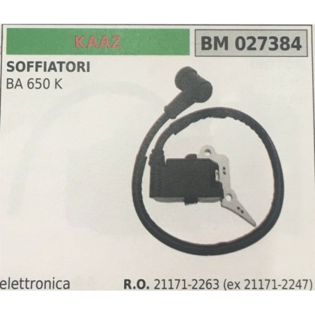 BOBINA BRUMAR ELETTRONICA KAAZ SOFFIATORI BA 650 K