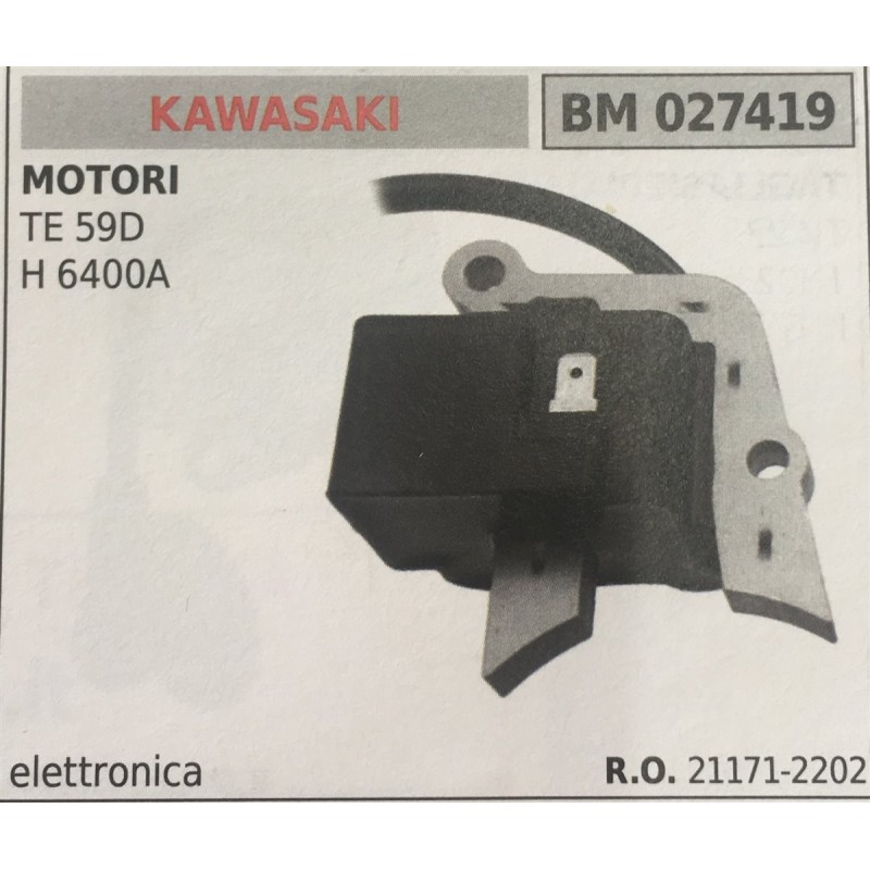 BOBINA BRUMAR ELETTRONICA KAWASAKI MOTORI TE 59D H 6400A