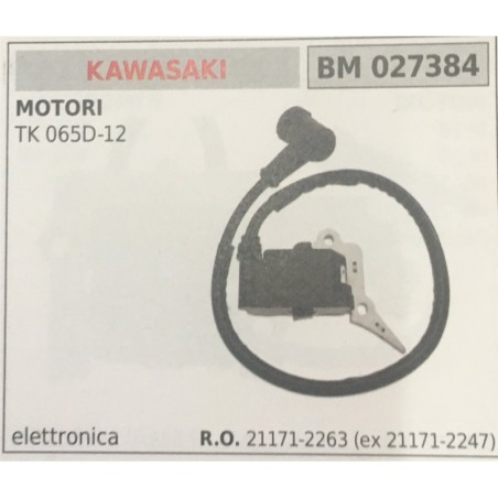 BOBINA BRUMAR ELETTRONICA KAWASAKI MOTORI TK 065D12