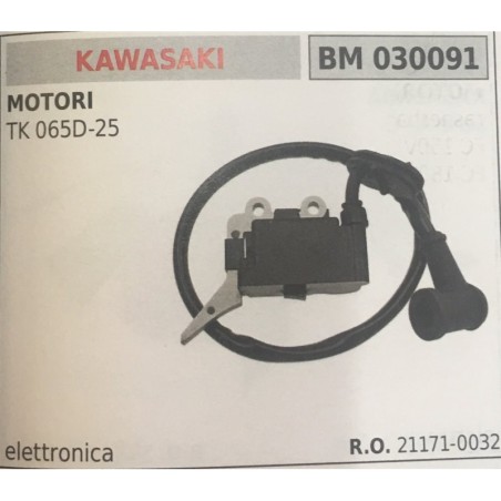 BOBINA BRUMAR ELETTRONICA KAWASAKI MOTORI TK 065D25