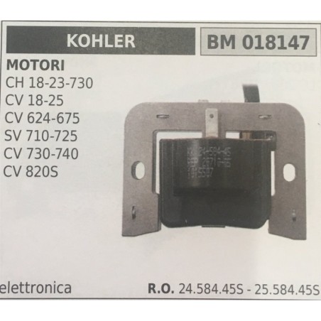 BOBINA BRUMAR ELETTRONICA KOHLER MOTORI CH 1823730 CV 1825 CV 624675 SV 710725 CV 730740 CV 820S