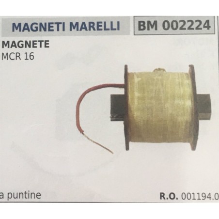 BOBINA BRUMAR A PUNTINE MAGNETI MARELLI MAGNETE MCR 16