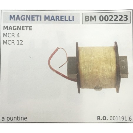 BOBINA BRUMAR A PUNTINE MAGNETI MARELLI MAGNETE MCR 4 MCR 12