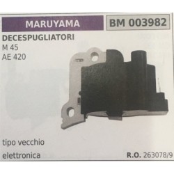 BOBINA BRUMAR ELETTRONICA MARUYAMA DECESPUGLIATORI M 45 AE 420 tipo vecchio