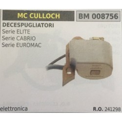 BOBINA BRUMAR ELETTRONICA MC CULLOCH DECESPUGLIATORI serie ELITE serie CABRIO serie EUROMAC