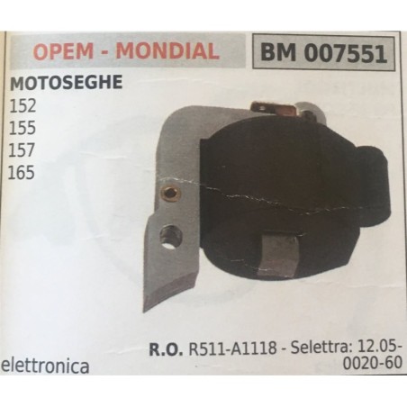 BOBINA BRUMAR ELETTRONICA OPEM  MONDIAL MOTOSEGHE 152 155 157 165
