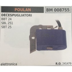 BOBINA BRUMAR ELETTRONICA POULAN DECESPUGLIATORI BBT 24 SBL 251 SBT 25