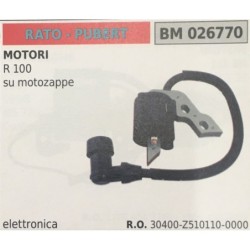 BOBINA BRUMAR ELETTRONICA RATO  PUBERT MOTORI R 100 su motozappe