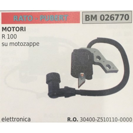 BOBINA BRUMAR ELETTRONICA RATO  PUBERT MOTORI R 100 su motozappe