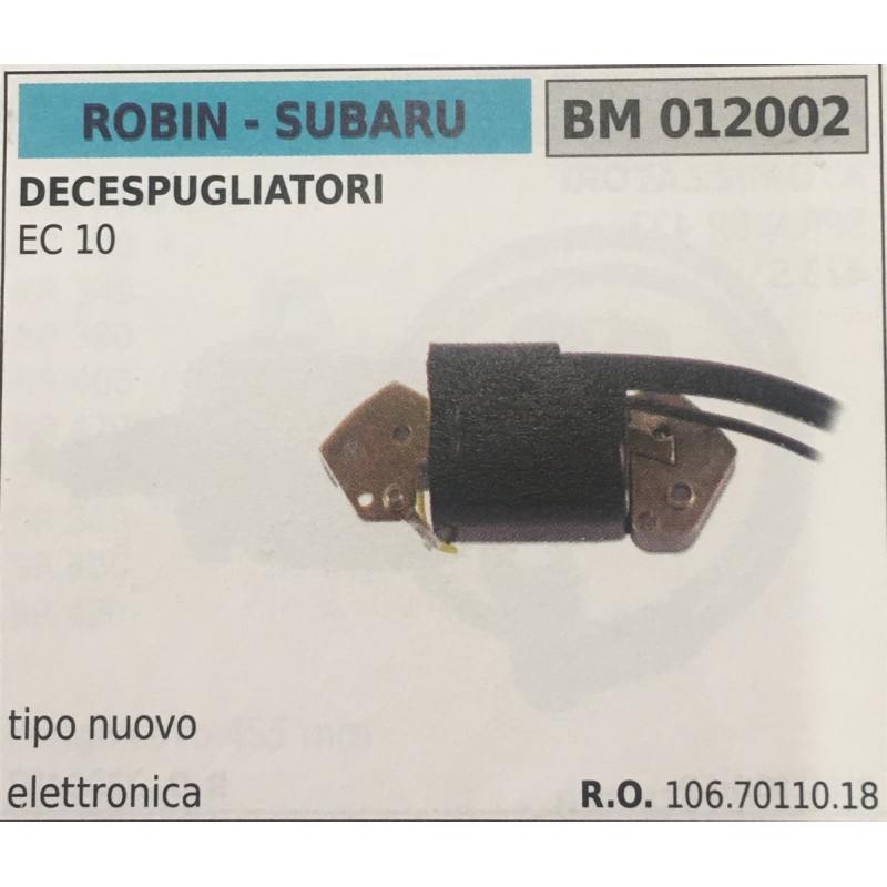 BOBINA BRUMAR ELETTRONICA ROBIN  SUBARU DECESPUGLIATORI EC 10 tipo nuovo