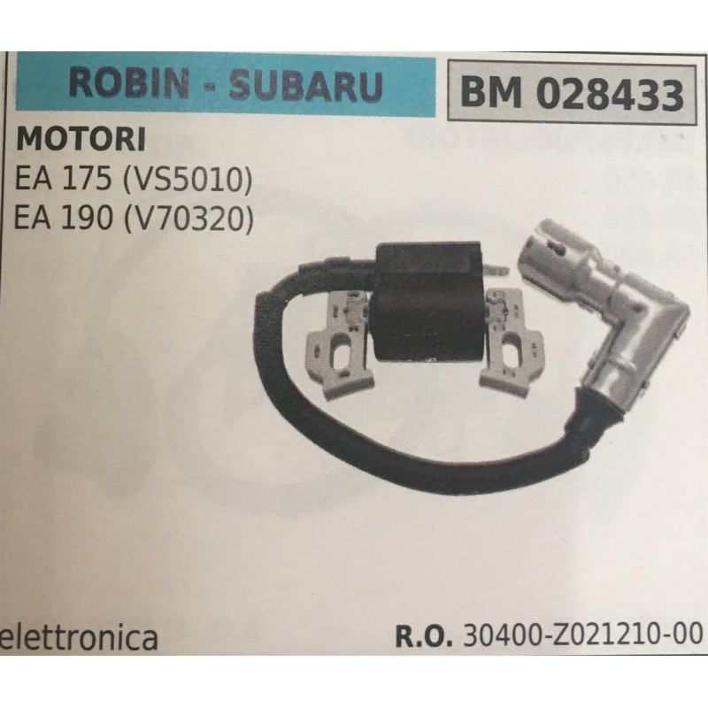 BOBINA BRUMAR ELETTRONICA ROBIN  SUBARU MOTORI EA 175 (VS5010) EA 190 (V70320)