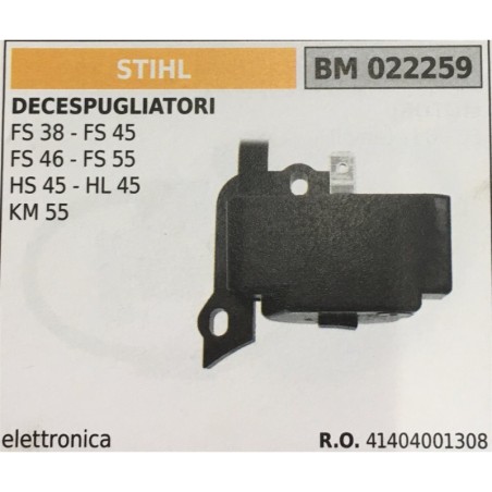BOBINA BRUMAR ELETTRONICA STIHL DECESPUGLIATORI FS 38  FS 45 FS 46  FS 55 HS 45  HL 45 KM 55