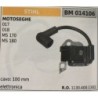 BOBINA BRUMAR ELETTRONICA STIHL MOTOSEGHE 017 018 MS 170 MS 180  cavo 100 mm
