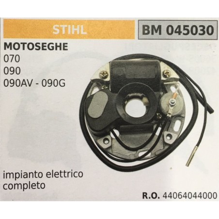 IMPIANTO BRUMAR ELETTRICO COMPLETO STIHL MOTOSEGHE 070 090 090AV  090G