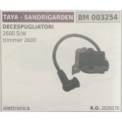BOBINA BRUMAR ELETTRONICA TAYA  SANDRIGARDEN DECESPUGLIATORI 2600 SW trimmer 2600