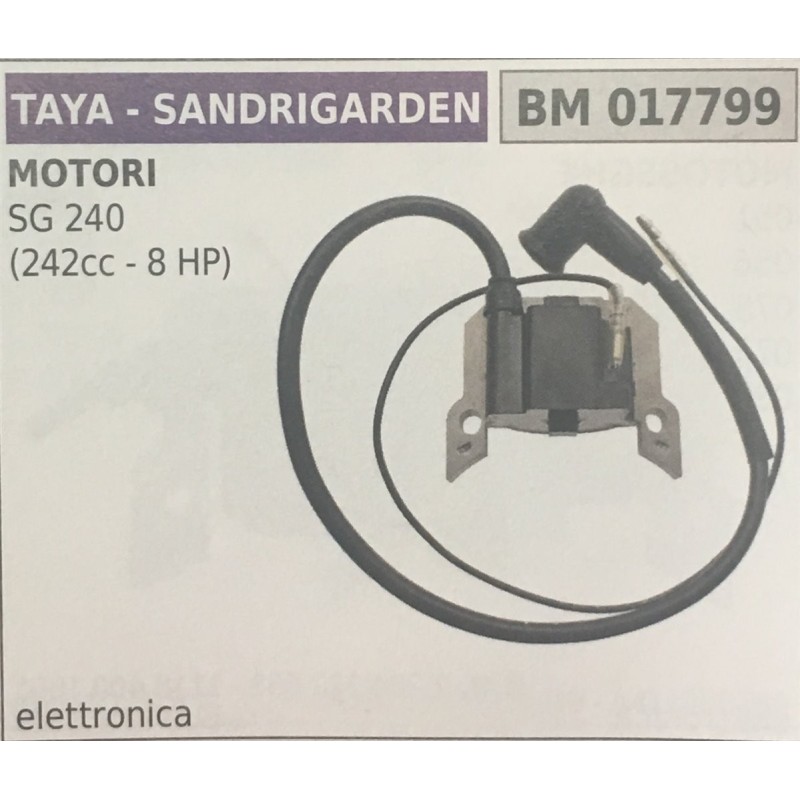 BOBINA BRUMAR ELETTRONICA TAYA  SANDRIGARDEN MOTORI SG 240 (242 cc  8 HP)