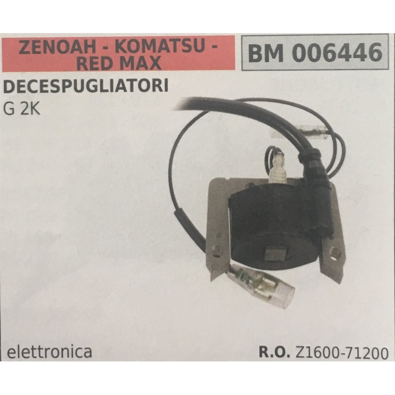 BOBINA BRUMAR ELETTRONICA ZENOAH  KOMATSU  RED MAX DECESPUGLIATORI G 2K