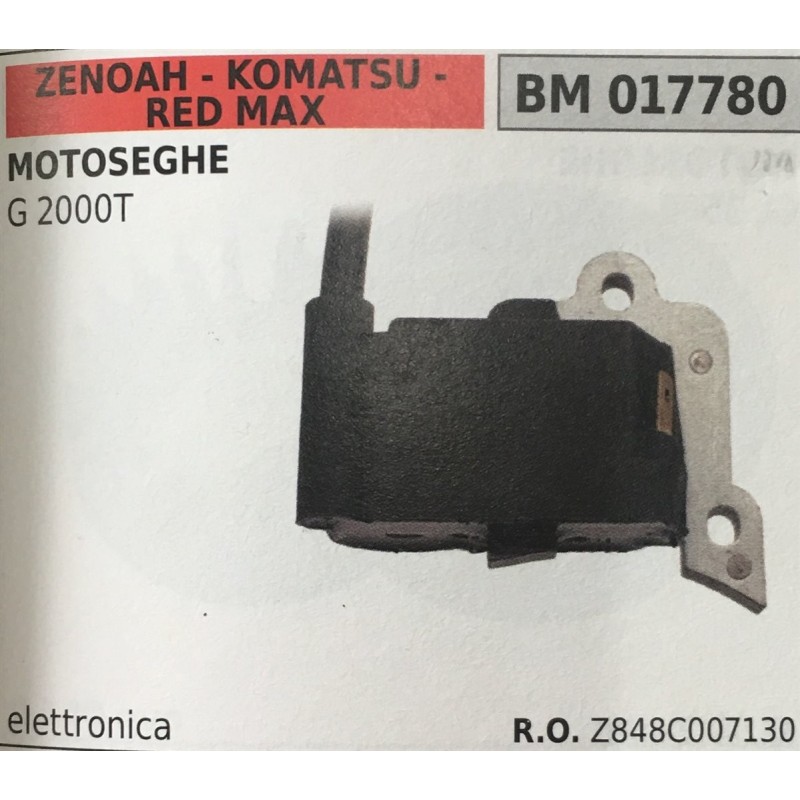 BOBINA BRUMAR ELETTRONICA ZENOAH  KOMATSU  RED MAX MOTOSEGHE G 3800AVS