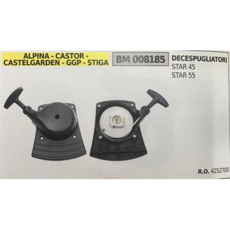 AVVIAMENTO COMPLETO BRUMAR ALPINA  CASTOR  CASTELGARDEN  GGP  STIGA DECESPUGLIATORI STAR 45  STAR 55