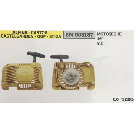 AVVIAMENTO COMPLETO BRUMAR ALPINA  CASTOR  CASTELGARDEN  GGP  STIGA MOTOSEGHE 460 510