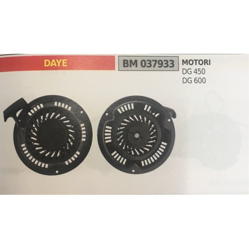 AVVIAMENTO COMPLETO BRUMAR DAYE MOTORI  DG 450 DG 600