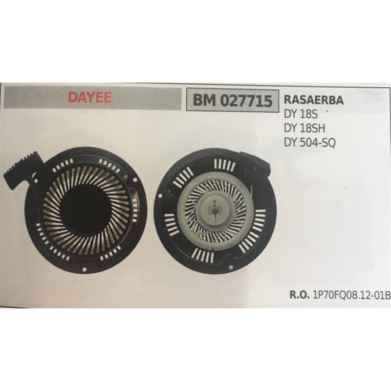 AVVIAMENTO COMPLETO BRUMAR DAYEE RASAERBA DY 18S DY 18SH DY 504SQ