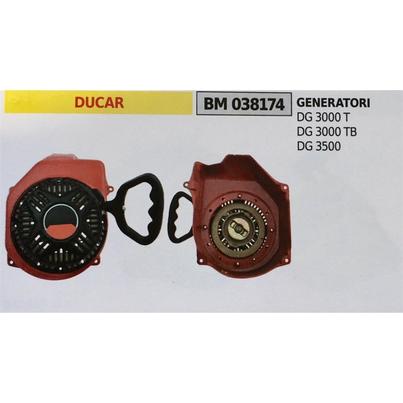 AVVIAMENTO COMPLETO BRUMAR DUCAR GENERATORI DG 3000 T DG 3000 TB DG 3500