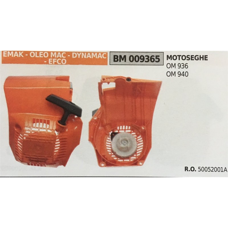 AVVIAMENTO COMPLETO BRUMAR EMAK  OLEO MAC  DYNAMAC  EFCO MOTOSEGHE OM 936 OM 940