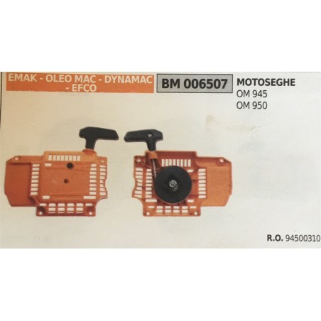 AVVIAMENTO COMPLETO BRUMAR EMAK  OLEO MAC  DYNAMAC  EFCO MOTOSEGHE OM 945 OM 950