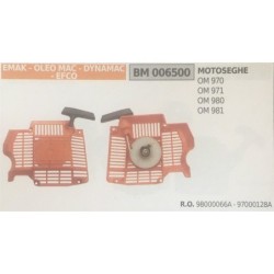 AVVIAMENTO COMPLETO BRUMAR EMAK  OLEO MAC  DYNAMAC  EFCO MOTOSEGHE OM 970 OM 971 OM 980 OM 981