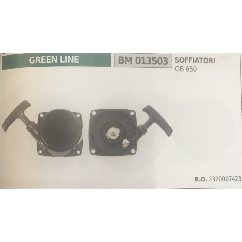 AVVIAMENTO COMPLETO BRUMAR GREEN LINE SOFFIATORI GB 650