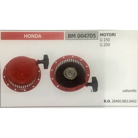 AVVIAMENTO COMPLETO BRUMAR HONDA MOTORI G 150 G 200  saltarello