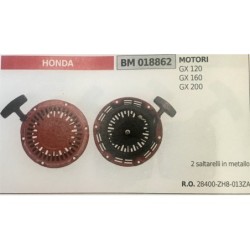AVVIAMENTO COMPLETO BRUMAR HONDA MOTORI GX 120 GX 160 GX 200    2 saltarelli in metallo