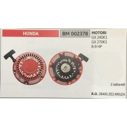 AVVIAMENTO COMPLETO BRUMAR HONDA MOTORI GX 240K1 GX 270K1 89 HP     2 saltarelli