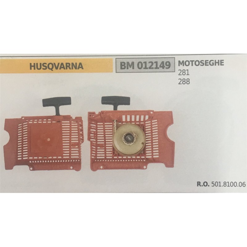 AVVIAMENTO COMPLETO BRUMAR HUSQVARNA MOTOSEGHE 281 288