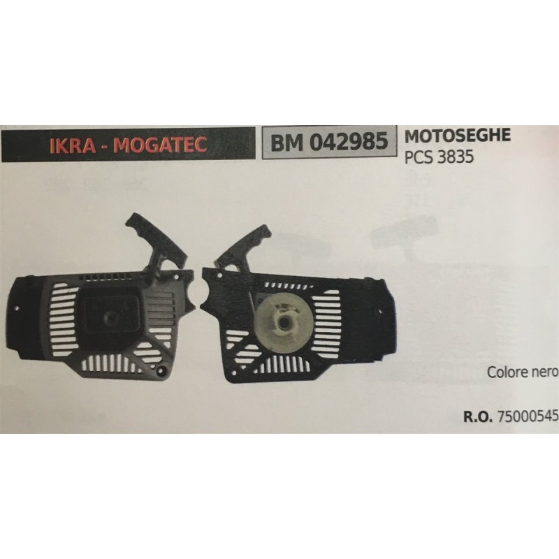 AVVIAMENTO COMPLETO BRUMAR IKRA  MOGATEC MOTOSEGHE PCS 3835    colore nero