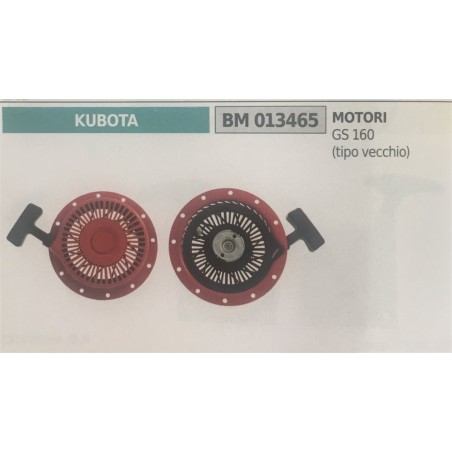 AVVIAMENTO COMPLETO BRUMAR KUBOTA MOTORI GS 160 (tipo vecchio)