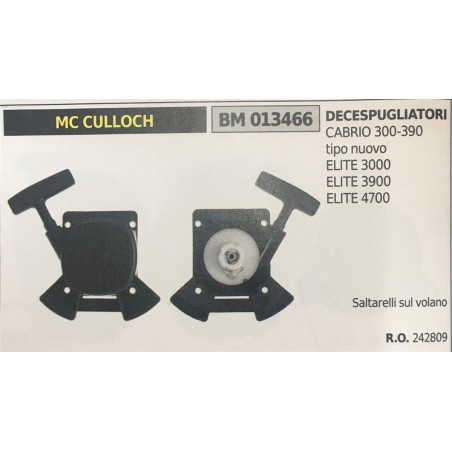AVVIAMENTO COMPLETO BRUMAR MC CULLOCH DECESPUGLIATORI CABRIO 300390 tipo nuovo ELITE 3000 ELITE 3900 ELITE 4700   saltarelli su