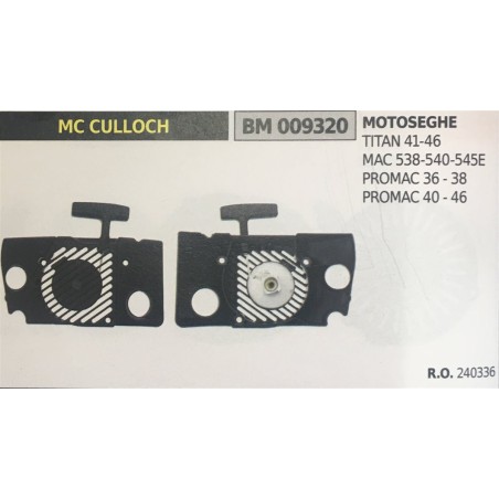 AVVIAMENTO COMPLETO BRUMAR MC CULLOCH MOTOSEGHE TITAN 4146 MAC 538540545E PROMAC 3638 PROMAC 4046