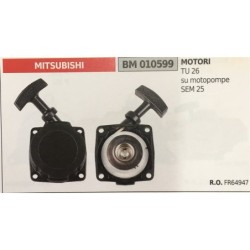 AVVIAMENTO COMPLETO BRUMAR MITSUBISHI MOTORI TU 26 su motopompe SEM 25
