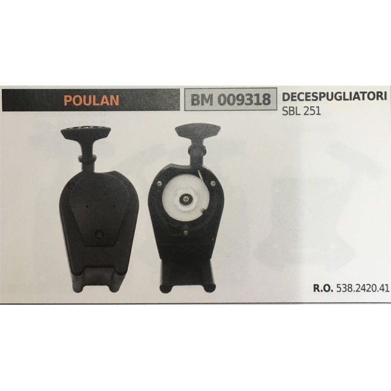 AVVIAMENTO COMPLETO BRUMAR POULAN DECESPUGLIATORI SBL 251