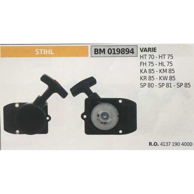 AVVIAMENTO COMPLETO BRUMAR STIHL VARIE HT 70  HT 75 FH 75  HL 75 KA 85  KM 85 KR 85  KW 85 SP 80  SP 81  SP 85