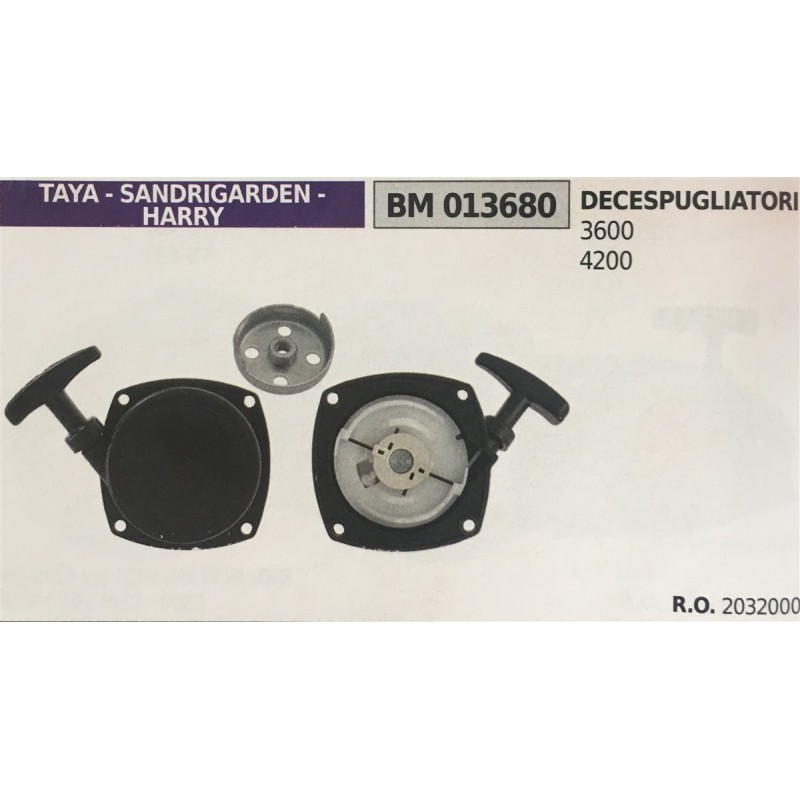 AVVIAMENTO COMPLETO BRUMAR TAYA  SANDRIGARDEN  HARRY DECESPUGLIATORI 3600 4200
