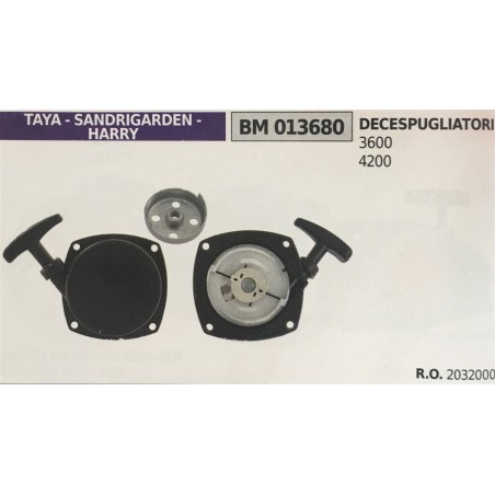 AVVIAMENTO COMPLETO BRUMAR TAYA  SANDRIGARDEN  HARRY DECESPUGLIATORI 3600 4200