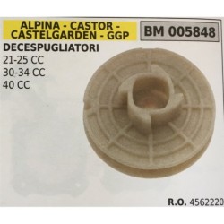 PULEGGIA AVVIAMENTO BRUMAR ALPINA  CASTOR  CASTELGARDEN  GGP DECESPUGLIATORI  2125 CC 3034 CC 40 CC