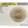 PULEGGIA AVVIAMENTO BRUMAR ALPINA  CASTOR  CASTELGARDEN  GGP MOTOSEGHE 400 450 500 2° tipo
