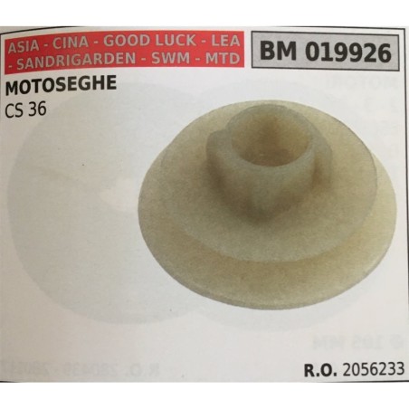 PULEGGIA AVVIAMENTO BRUMAR ASIA  CINA  GOOD LUCK  LEA  SANDRIGARDEN  SWM  MTD MOTOSEGHE CS 36