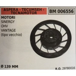 PULEGGIA AVVIAMENTO BRUMPULEGGIA AVVIAMENTO BRUMAR ASPERA  TECUMSEH  TECNAMOTOR MOTORI SINERGY OHV VANTAGE (tipo vecchio)    Ø