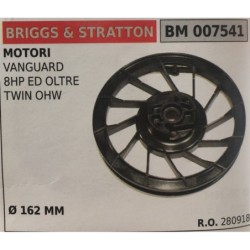 PULEGGIA AVVIAMENTO BRUMAR BRIGGS & STRATTON MOTORI VANGUARD 8HP ED OLTRE TWIN OHW    Ø 162 MM