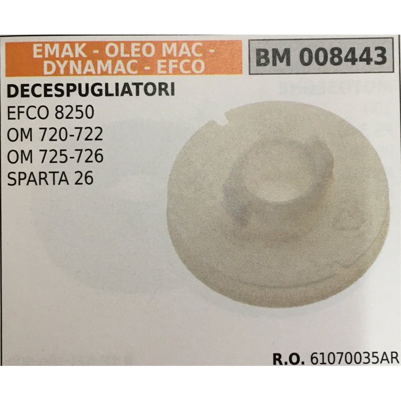 PULEGGIA AVVIAMENTO BRUMAR EMAK  OLEO MAC  DYNAMAC  EFCO DECESPUGLIATORI EFCO 8250 OM 720722 OM 725726 SPARTA
